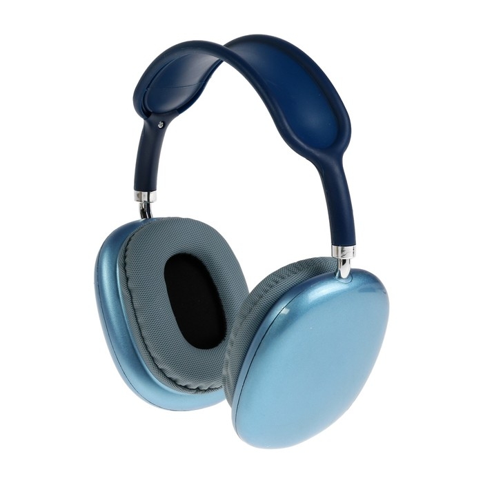 Наушники беспроводные P9, полноразмерные, BT 5.0, микрофон, Jack 3.5 мм, 150 мАч, синие Наушники беспроводные P9, полноразмерные, BT 5.0, микрофон, Jack 3.5 мм, 150 мАч, синие