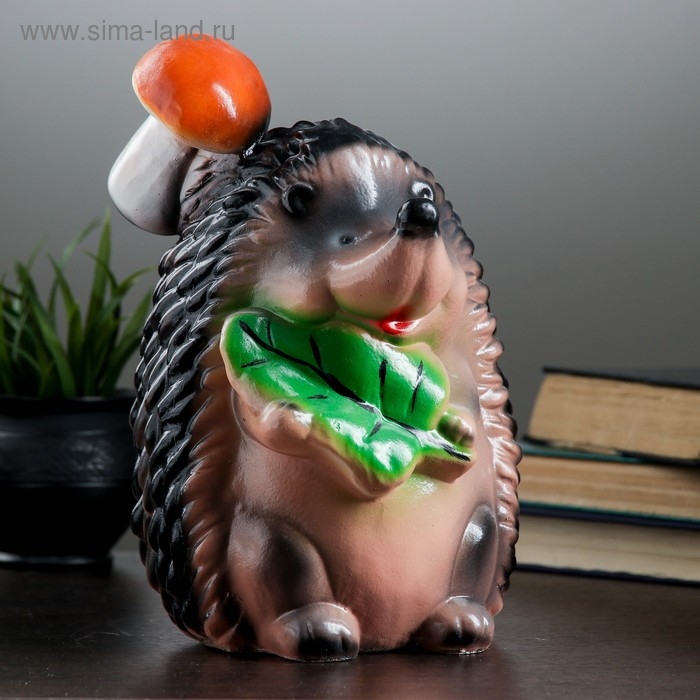 Копилка Копилка "Ёж с грибом" 18х18х29см