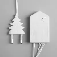 Гирлянда &laquo;Нить&raquo; 10 м, IP20, белая нить, 100 LED, 8 режимов, 220 В, свечение синее