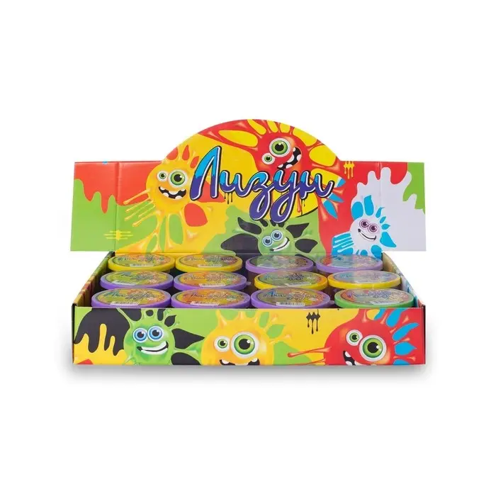 Лизун с блёстками, 120 г, цвет МИКС