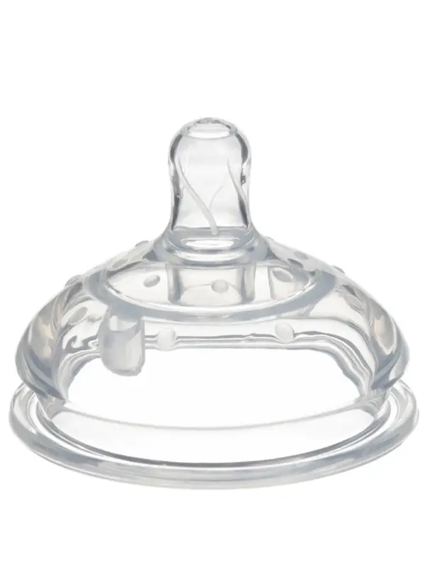 Соска для бутылочки силиконовой M&B, антиколиковая, +6мес., ШГ &Oslash;70 мм