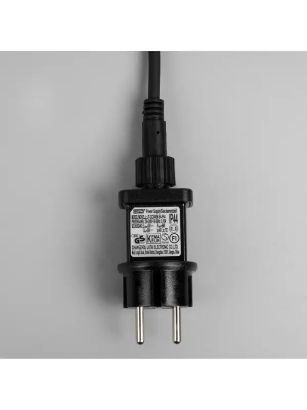 Гирлянда &laquo;Клип-лайт&raquo; 5 нитей по 20 м, IP44, УМС, тёмная нить, 665 LED, свечение мульти, 24 В