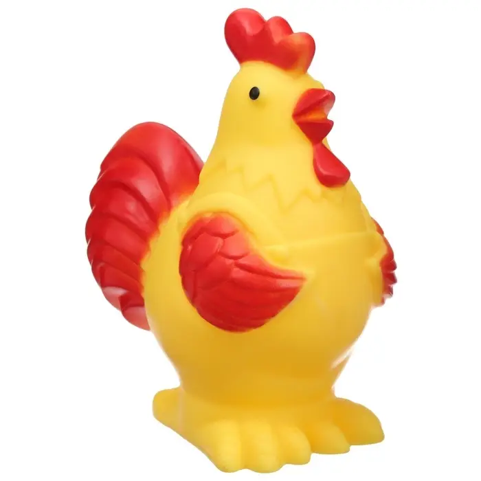 Резиновая игрушка для ванны Крошка Я &laquo;Петушок&raquo;, большая, с пищалкой
