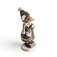 Фигурка &laquo;Мышка с подарком&raquo;, 3.2&times;3&times;8.2 см
