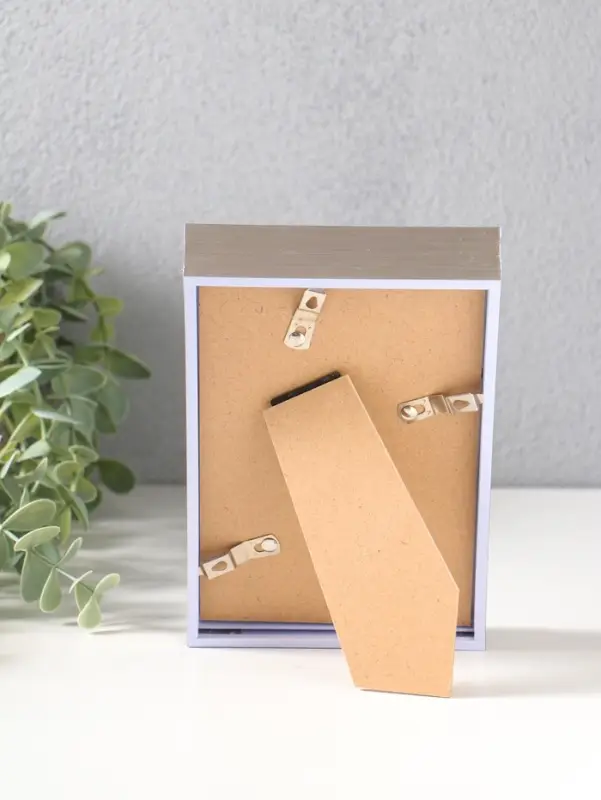 Фоторамка пластик 10х15 см "Ламберто" серебро с белым 16х11х3,5 см