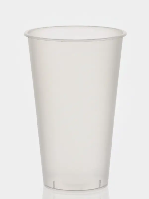 Стаканы одноразовые Bubble cup, набор 25 шт., 500 мл, d=9 см, h=13.6 см, пластик, матовые, прозрачные