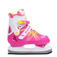Коньки раздвижные BlackAqua, р. 35-38, для фитнеса, с роликовой платформой, цвет фуксия Коньки раздвижные BlackAqua, р. 35-38, для фитнеса, с роликовой платформой, цвет фуксия