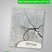 Комплект тетрадей из 4 штук, 96 листов в клетку Calligrata "Текстура 2", обложка мелованный картон, блок офсет