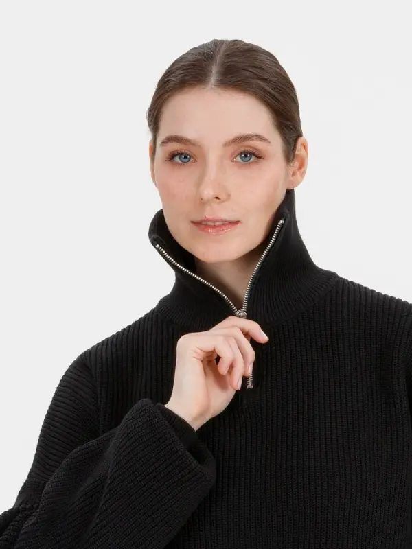 Джемпер Siluetti Birne, черный, размер S/M Джемпер Siluetti Birne, черный, размер S/M