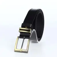 Ремень женский с винтом, 110&times;2.5 см, пряжка металл, золотистая, чёрный