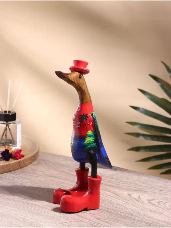 Сувенир &laquo;Утка с пейзажем&raquo;, 13&times;9&times;27 см, дерево