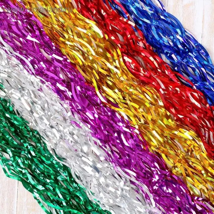 Дождик новогодний «Зимнее волшебство. Волна блеск», L - 100 см, МИКС Дождик новогодний «Зимнее волшебство. Волна блеск», L - 100 см, МИКС