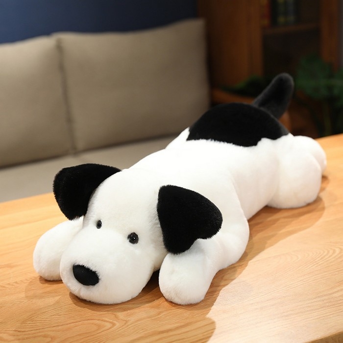 Мягкая игрушка Мягкая игрушка "Собака", 75 см, цвет черно-белый