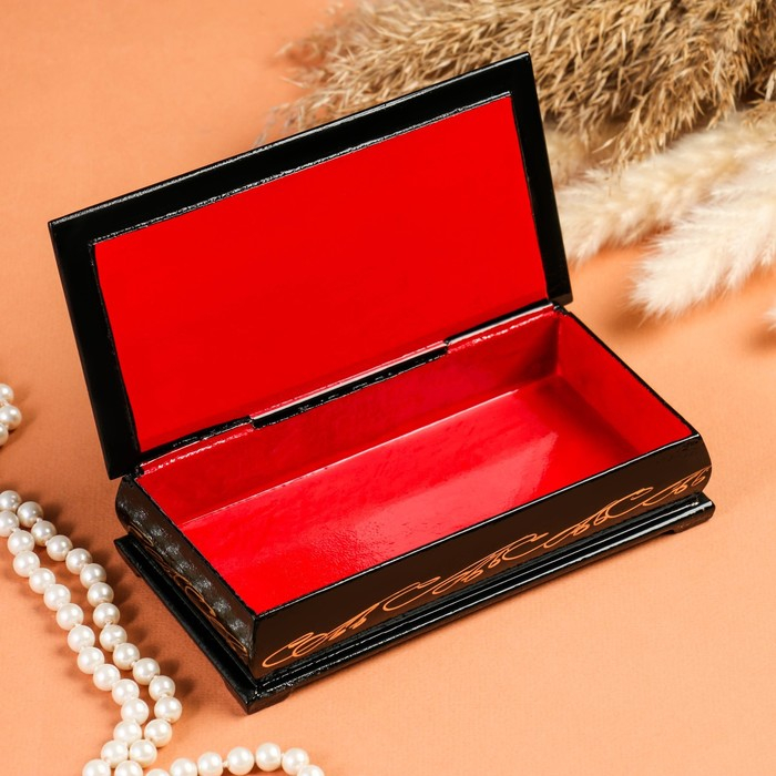 Шкатулка - купюрница «Сказки», 8,5×17 см, лаковая миниатюра Шкатулка - купюрница «Сказки», 8,5×17 см, лаковая миниатюра