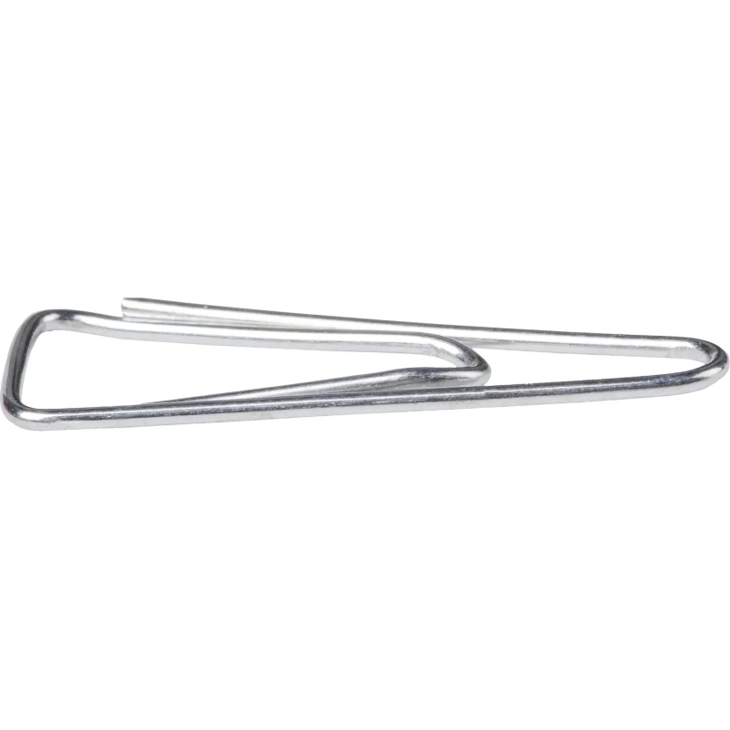 Скрепки Attache оцинкованные треугольные 25 мм, негофрированные, 100шт/уп