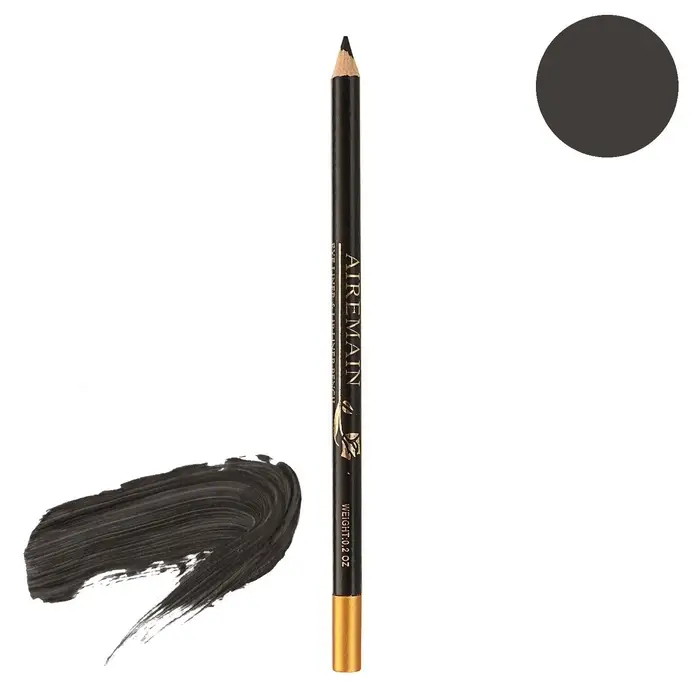 Карандаш для глаз Aireman, с точилкой, черный насыщенный №1