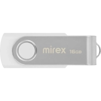 Флеш-память Mirex USB SWIVEL WHITE 16Gb (13600-FMUSWT16 )