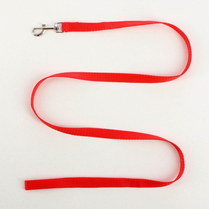 Комплект  Комплект "Базис", поводок 120 х 1,5 см, шлейка 32-46 х 1,5 см, красный
