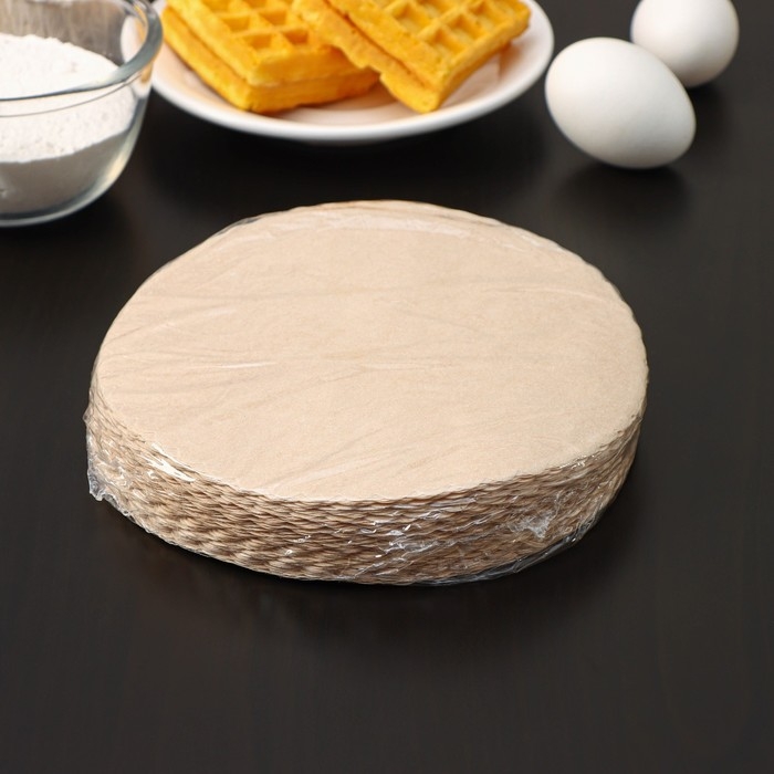 Подложка подпергамент «Ромашка», d=18 cм, набор 300 шт Подложка подпергамент «Ромашка», d=18 cм, набор 300 шт