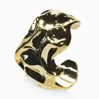 Браслет каркасный "Лава", цвет золото