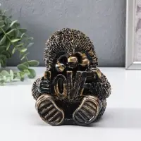 Копилка "Ёжик" 15 см, античный