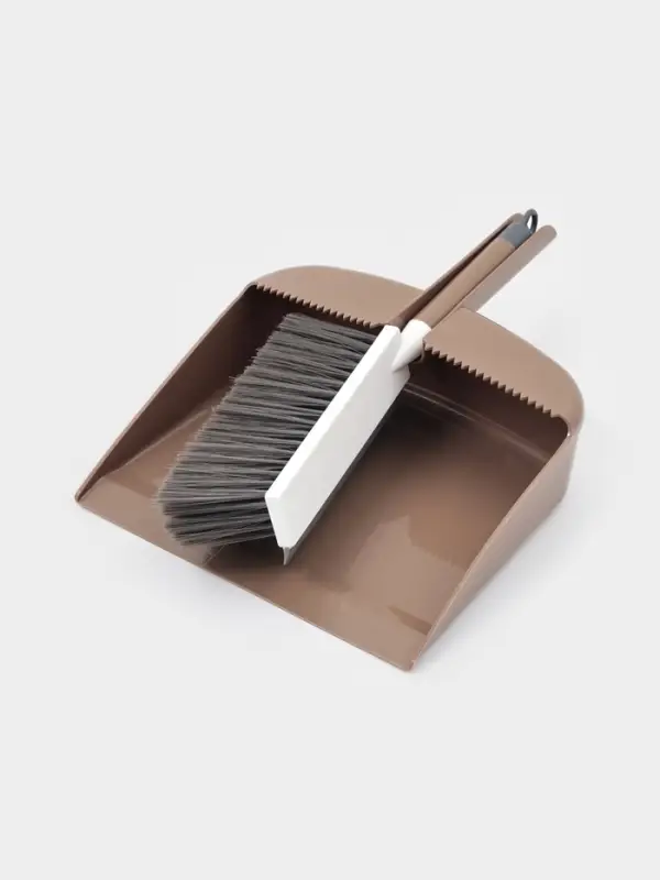 Набор для уборки: совок в комплекте с щёткой и встроенным водосгоном«Порядок», 34×24×9 см, МИКС Набор для уборки: совок в комплекте с щёткой и встроенным водосгоном«Порядок», 34×24×9 см, МИКС