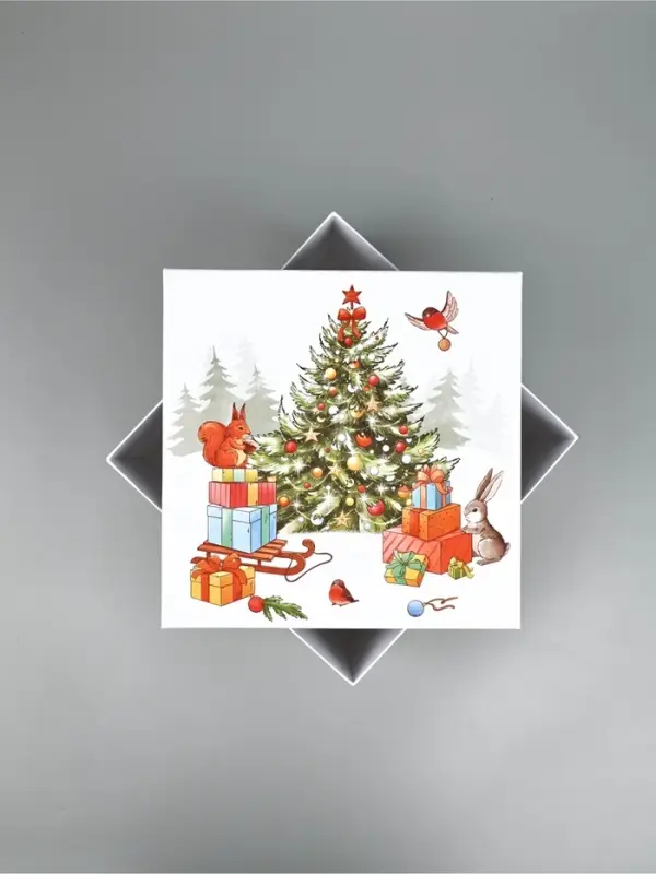 Набор подарочных коробк 5 в 1 «Уютный Новый год», 14×14×8–22×22×12 см Набор подарочных коробк 5 в 1 «Уютный Новый год», 14×14×8–22×22×12 см