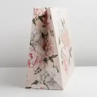 Пакет подарочный ламинированный, упаковка, &laquo;Сердце&raquo;, XL 40&times;49&times;19 см