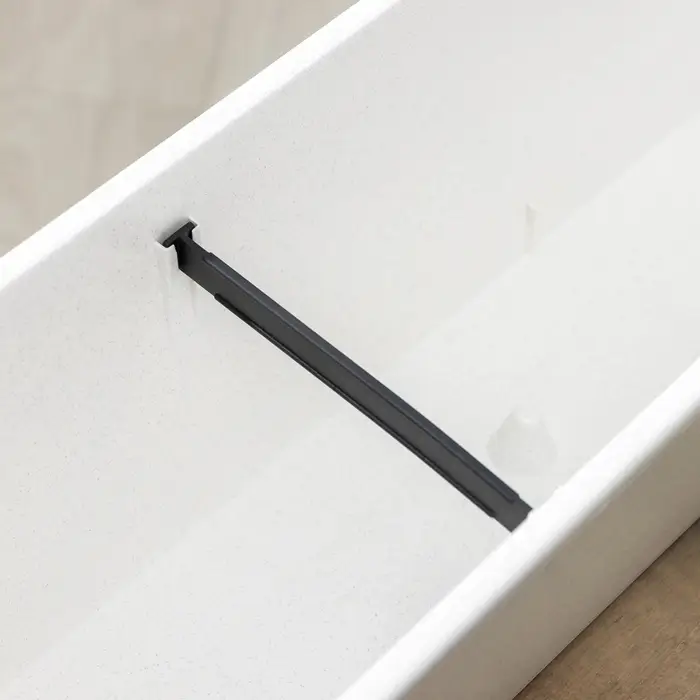 Ящик балконный для цветов, 18 л, 100&times;17&times;15 см, пластиковый, цвет мраморный