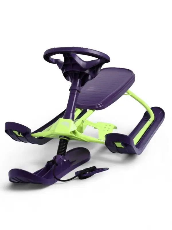 Снегокат, лимонный, фиолетовый, ТСП/ЛФ Nika Kids