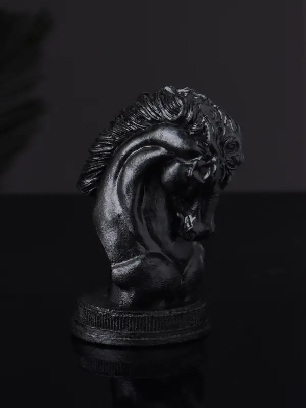 Фигура Фигура "Конь" 9х6 см, черный