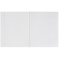 Тетрадь общая А5 80л Attache Акварель гребень картон голубой