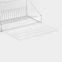 Сушилка для посуды с поддоном, 38.5&times;38.5&times;24 см, хром