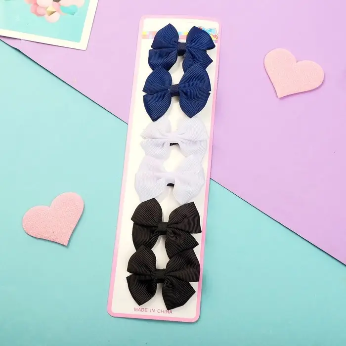 Зажим для волос "Бантик" классика, 5,5 см