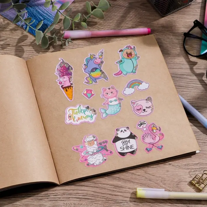 Наклейка-шейкер «Поверь в мечту», 14×21 см Наклейка-шейкер «Поверь в мечту», 14×21 см