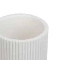 Стакан для ванной комнаты тм VETTA Дакота, смола (полирезин), белый, 6,6x6,6x9,5см