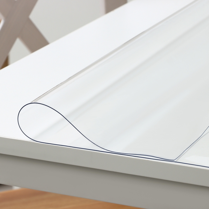 Термоскатерть Доляна «Гибкое стекло», 100×100 см, толщина 1,2 мм Термоскатерть Доляна «Гибкое стекло», 100×100 см, толщина 1,2 мм