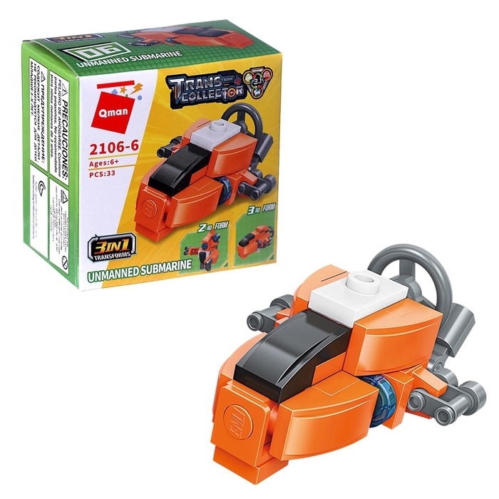 Конструктор  Конструктор "Транспорт", 2106-6   33 детали