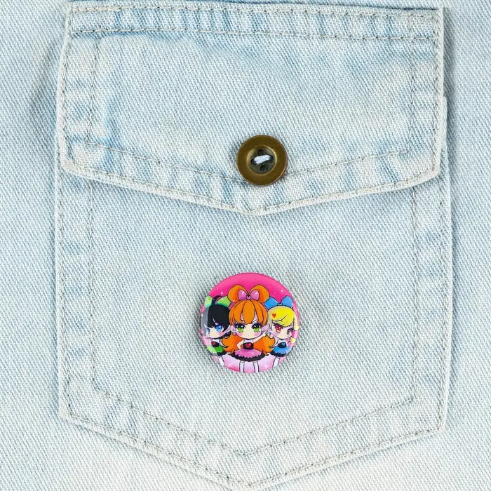 Значок металлический , закатной «Аниме для детей», d=2,5 cм, МИКС Значок металлический , закатной «Аниме для детей», d=2,5 cм, МИКС