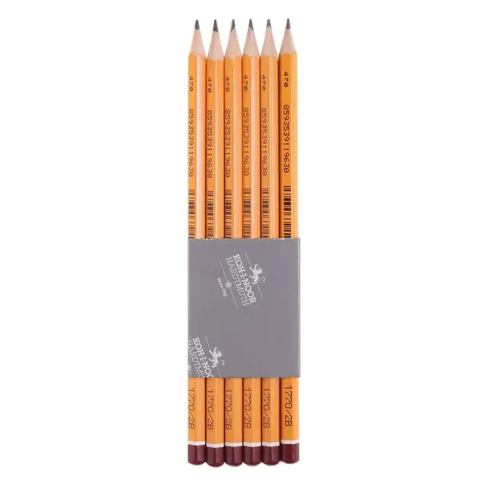 Карандаш Koh-I-Noor 1770 BLACK SUN 2B, чернографитный Карандаш Koh-I-Noor 1770 BLACK SUN 2B, чернографитный