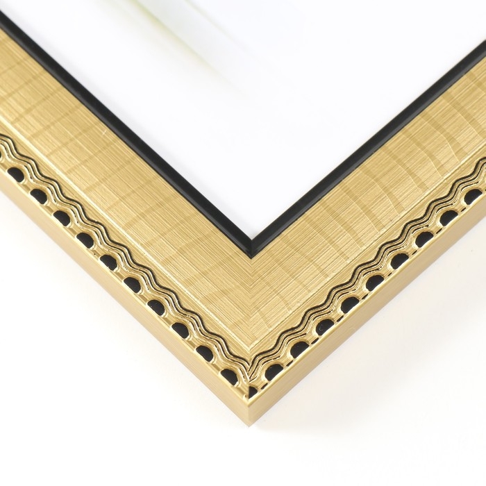 Фоторамка пластик 20х25 см Фоторамка пластик 20х25 см "Танзания" золото 28,9х23,9х1 см