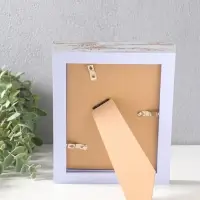 Фоторамка пластик 13х18 см "Прованс" серо-голубой 21,7х16,8х3 см