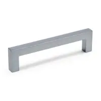 Ручка-скоба CAPPIO SQUARE RSC008, нержавеющая сталь, м/о 128 мм, графит