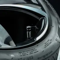 Колпачок на вентиль шины TORSO, черный, набор 4 шт.