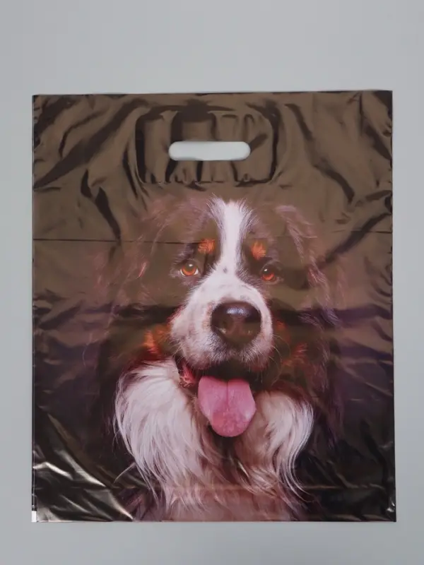 Пакет "Барон", полиэтиленовый с вырубной ручкой 40х47 см, 45 мкм