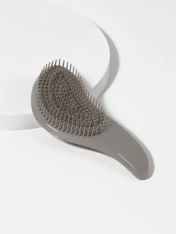 Расчёска массажная, 14.5&times;6(&plusmn;1)см, серая