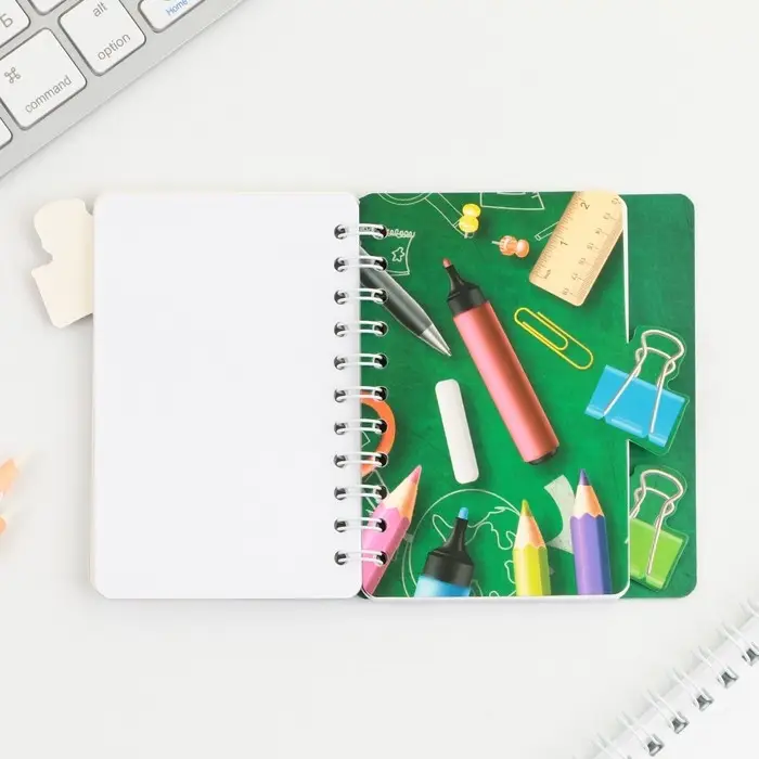 Блокнот с разделителями, А7, 40 л. &laquo;Выпускной:Успехов в учёбе&raquo;