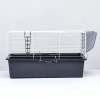 Клетка для грызунов &laquo;Пижон&raquo; №1 складная, 58&times;40&times;34 см, миска, 2 кормушки, серая