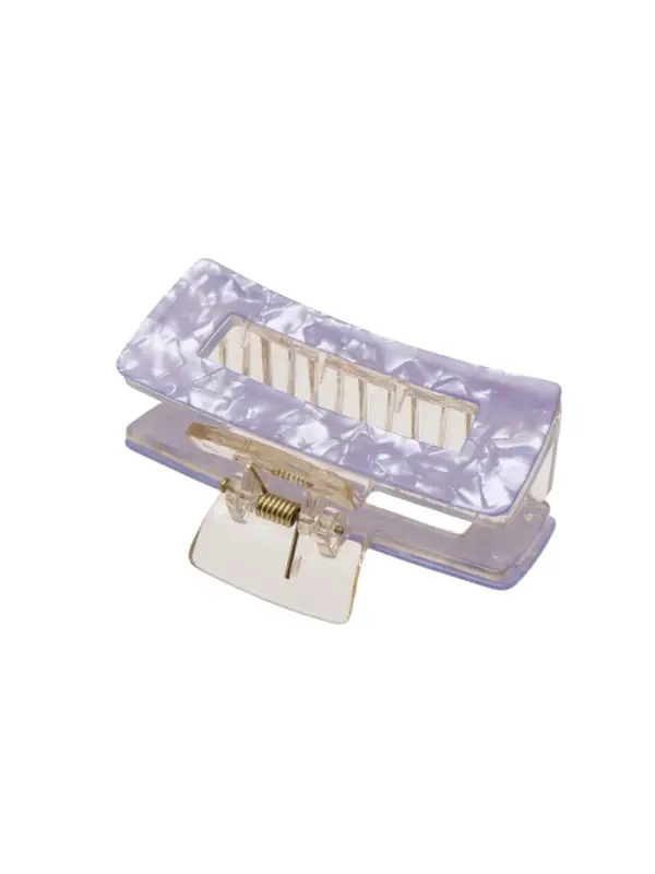 Краб для волос "Кимберли" прямой, 8х4 см, микс