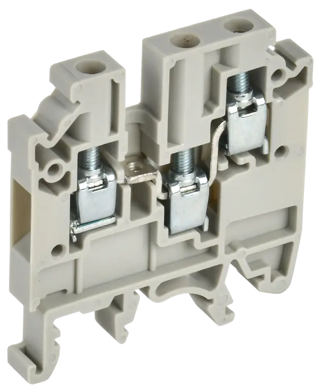 ARMAFIX Клемма винтовая CTS-MC 3 вывода 4мм2 серая IEK